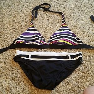 NIKE Reversibleswim top w matching bottom
